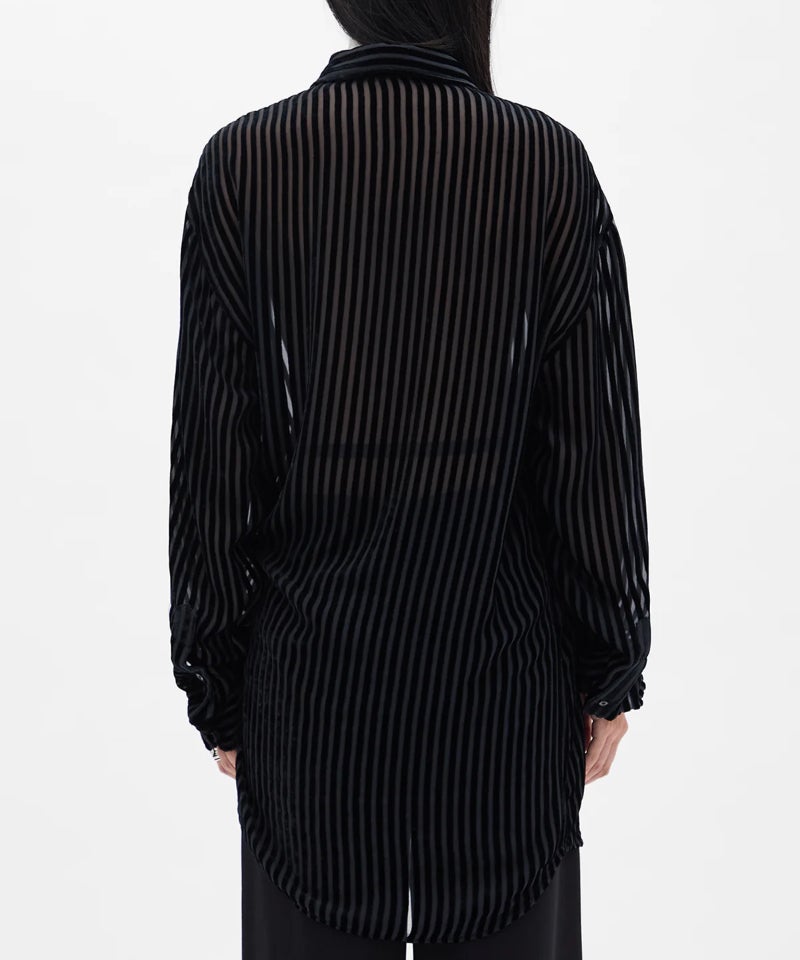Ann Demeulemeester＞ELISABETH LONG HIGH COMFORT SHIRT | MAKES