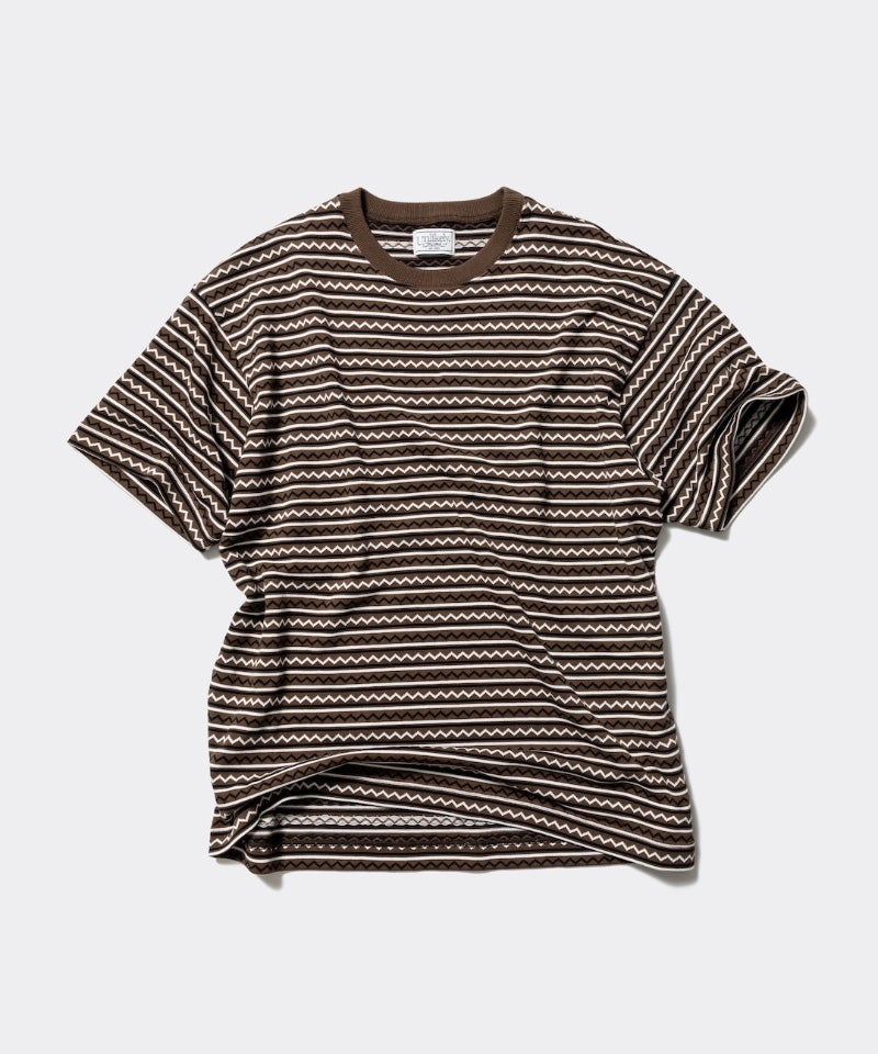 Unlikely＞Unlikely Jacquard Knit Tee | MAKES ONLINE STORE