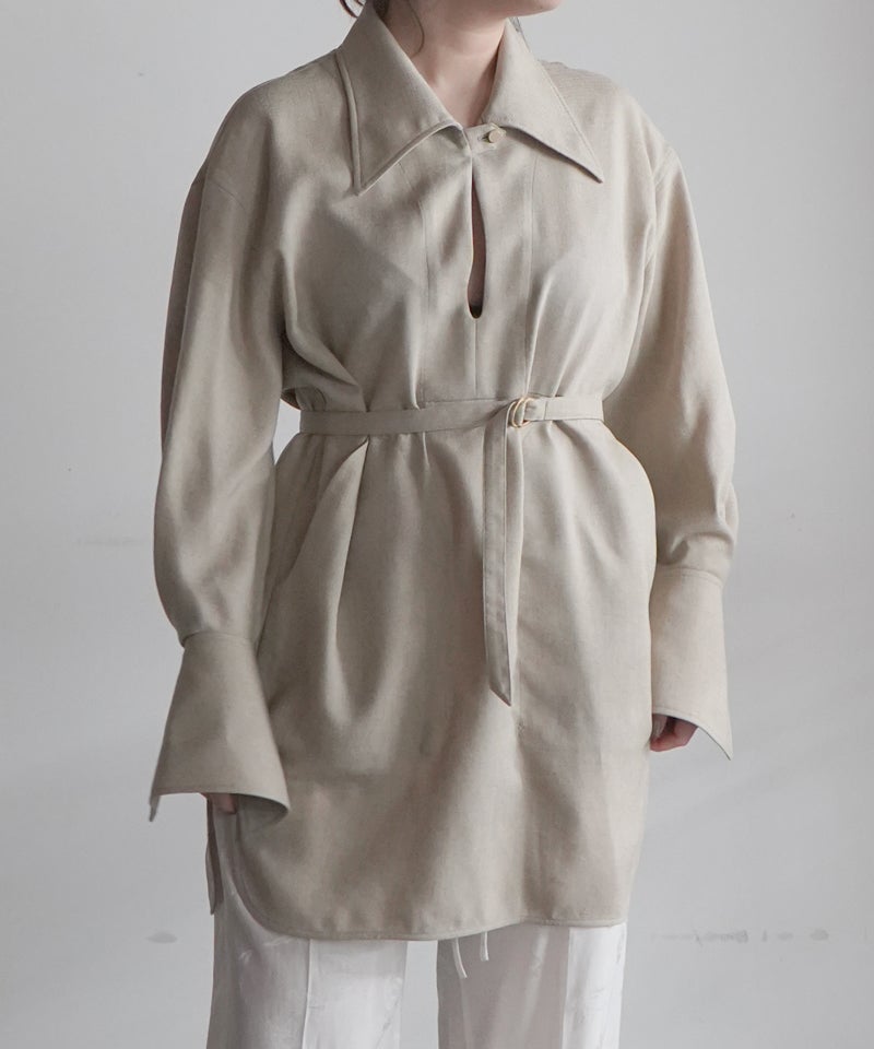 チュニック mame kurogouchi Mame Kurogouchi＞Triacetate Polyester Tunic | MAKES ONLINE STORE