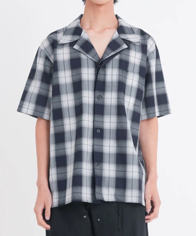 ＜Tamme＞OMBRE CHECK LAYERED SHIRT
