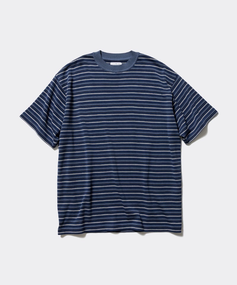 ＜Unlikely＞Unlikely Border Knit Tee