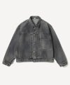 ＜A.PRESSE＞Vintage Gray Denim Jacket