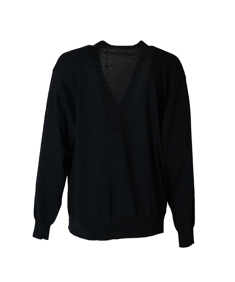 COMOLI＞コットン Vネックカーディガン | MAKES ONLINE STORE