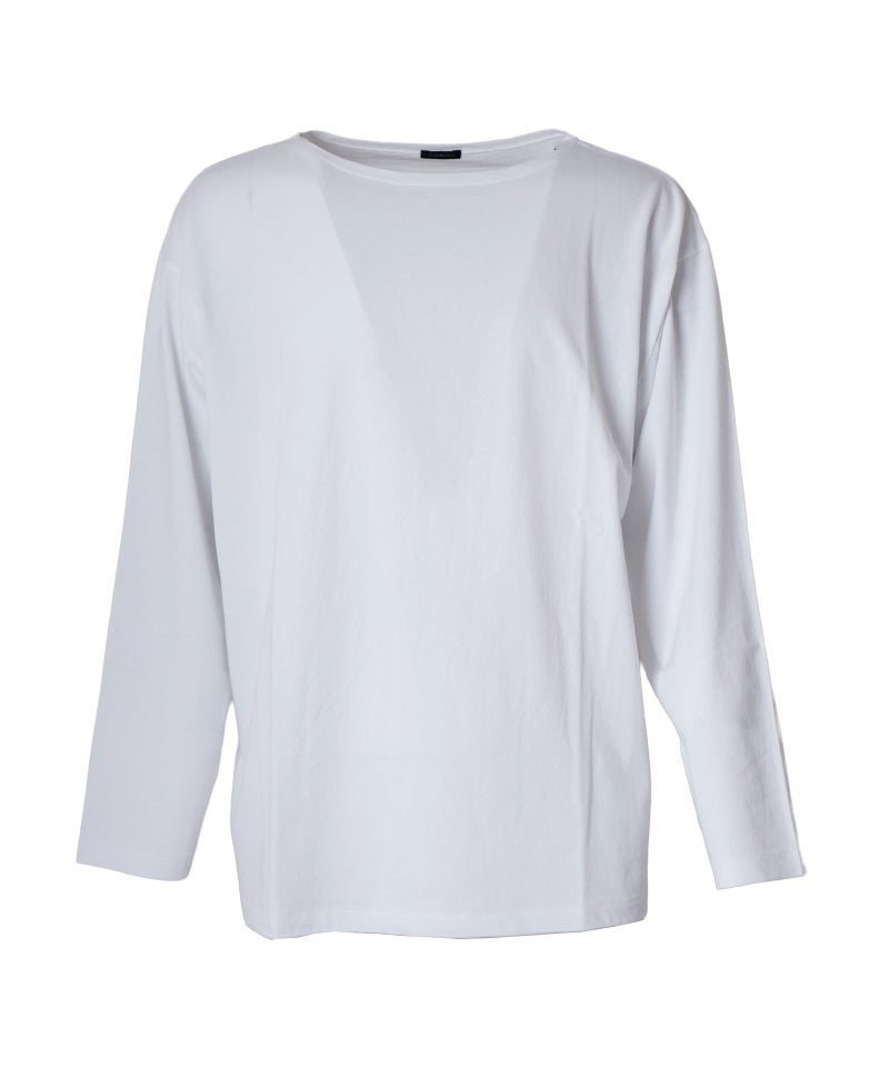 ＜COMOLI＞コットンジャージ ボートネック