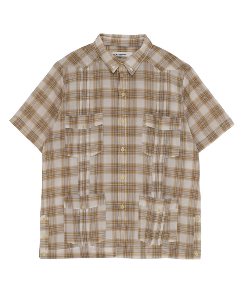 ＜GDC＞Check Cuban Shirt