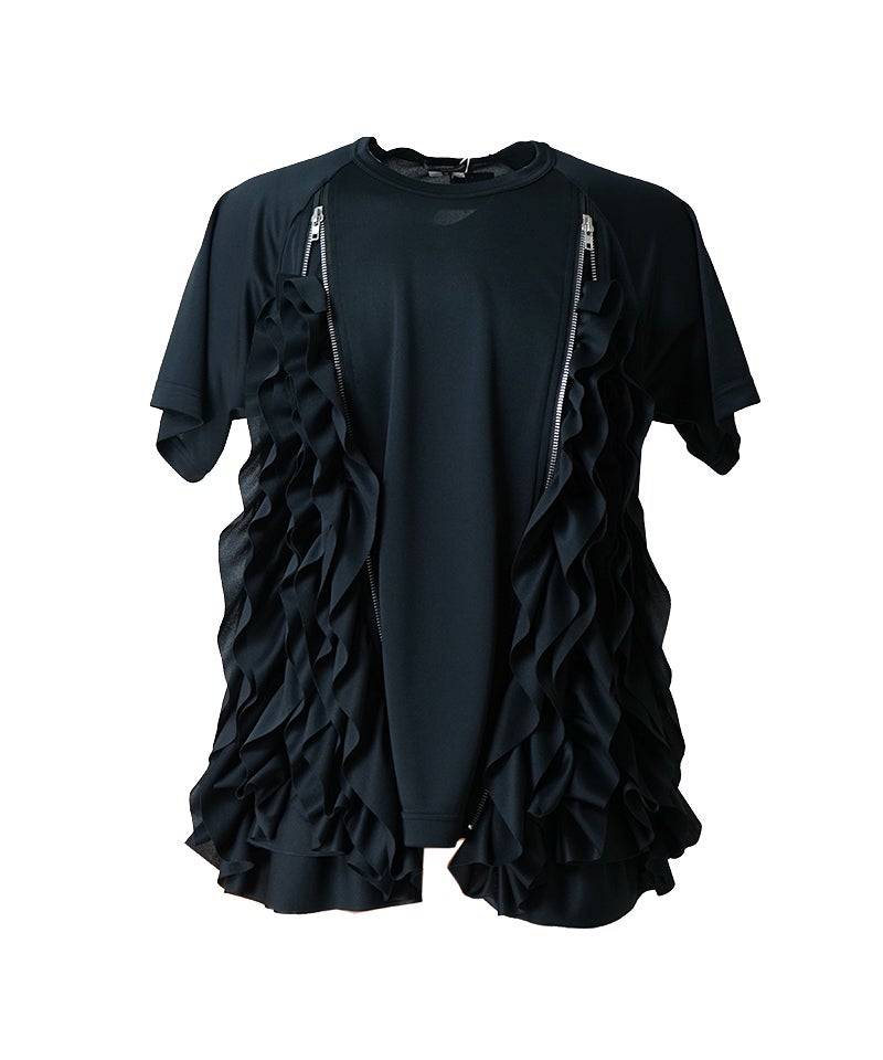 COMME des GARCONS HOMME PLUS＞エステルバックピンメッシュTシャツ