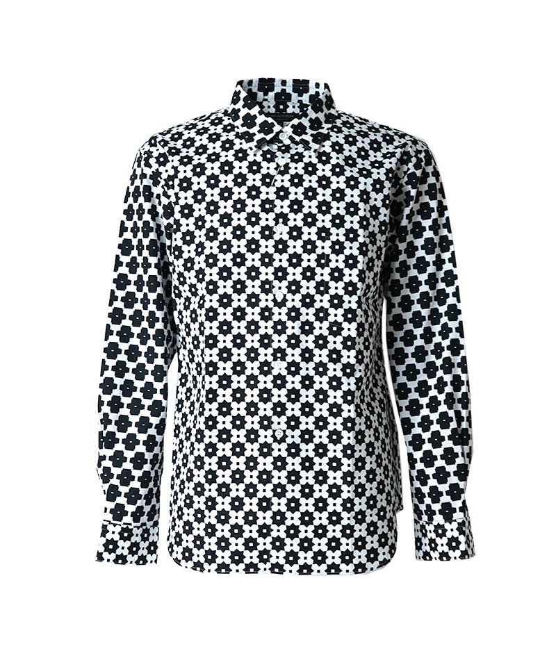 COMME des GARCONS HOMME PLUS＞綿ブロードオンプリント6柄×7柄シャツ