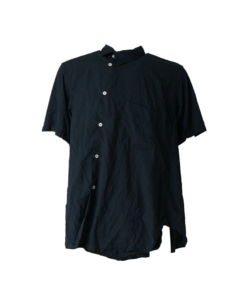 BLACK COMME des GARCONS＞エステルスパンブロード25AW BLACK COMME des GARCONS＞エステルスパンブロード製品後加工S/Sシャツ