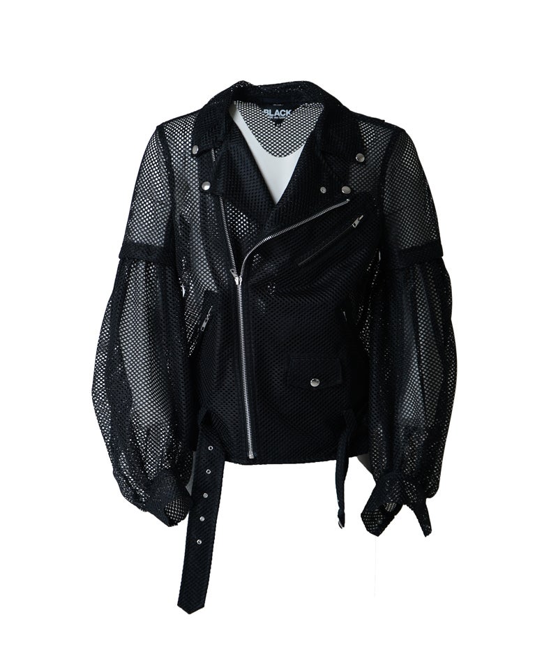 BLACK COMME des GARCONS＞エステルメッシュ ジャケット (1Q-J010-052
