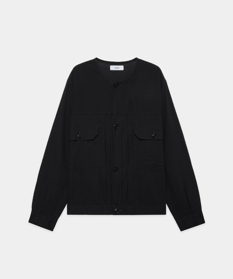 marka＞NO COLLAR TRUCKER JACKET | MAKES ONLINE STORE