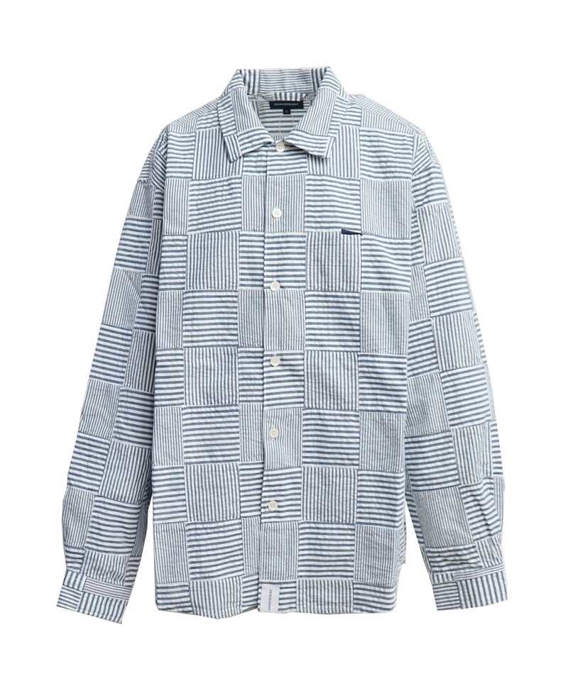 DESCENDANT＞MILPITAS PATCHWORK LS SHIRT | MAKES ONLINE STORE