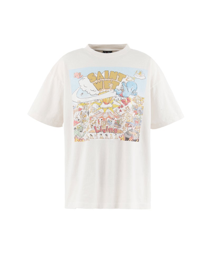 ＜SAINT MICHAEL＞SS T-SHIRT/SAINT WET
