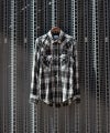 ＜The Letters＞WESTERN SHIRT -OMBRE CHECK RAYON-