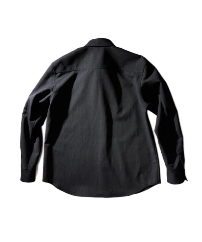 山内＞ウール×和紙・ダブルステッチシャツ | MAKES ONLINE STORE