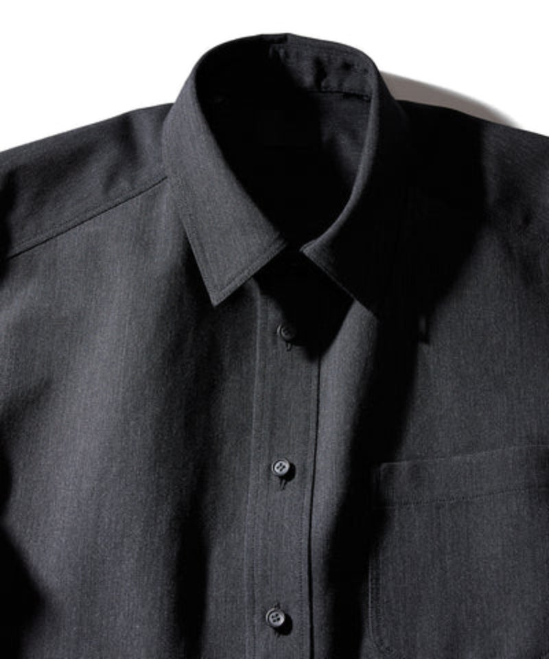 山内＞ウール×和紙・ダブルステッチシャツ | MAKES ONLINE STORE