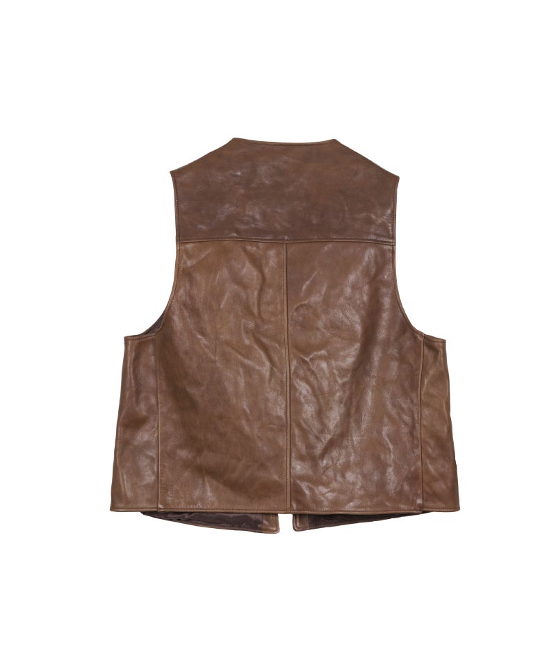 MASSES＞HORSE LEATHER VEST VINTAGE | MAKES ONLINE STORE