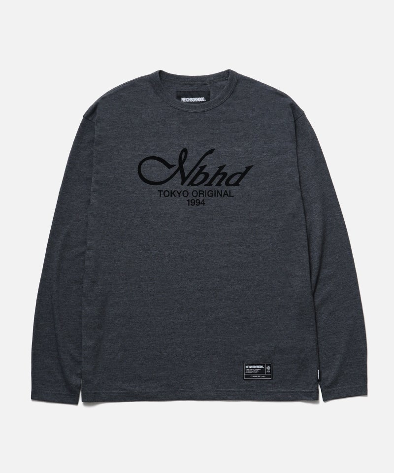 ＜NEIGHBORHOOD＞HEATHER FABRIC TEE LS