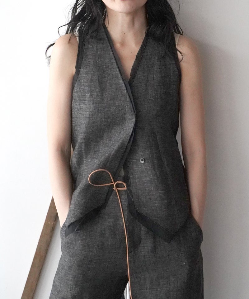 seya.＞NONG KHIAW VEST/LINEN MESH | MAKES ONLINE STORE