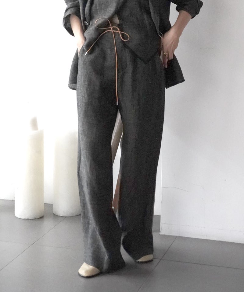 seya.＞NAM OU RIVER TRIP PANTS/LINEN MESH | MAKES ONLINE STORE