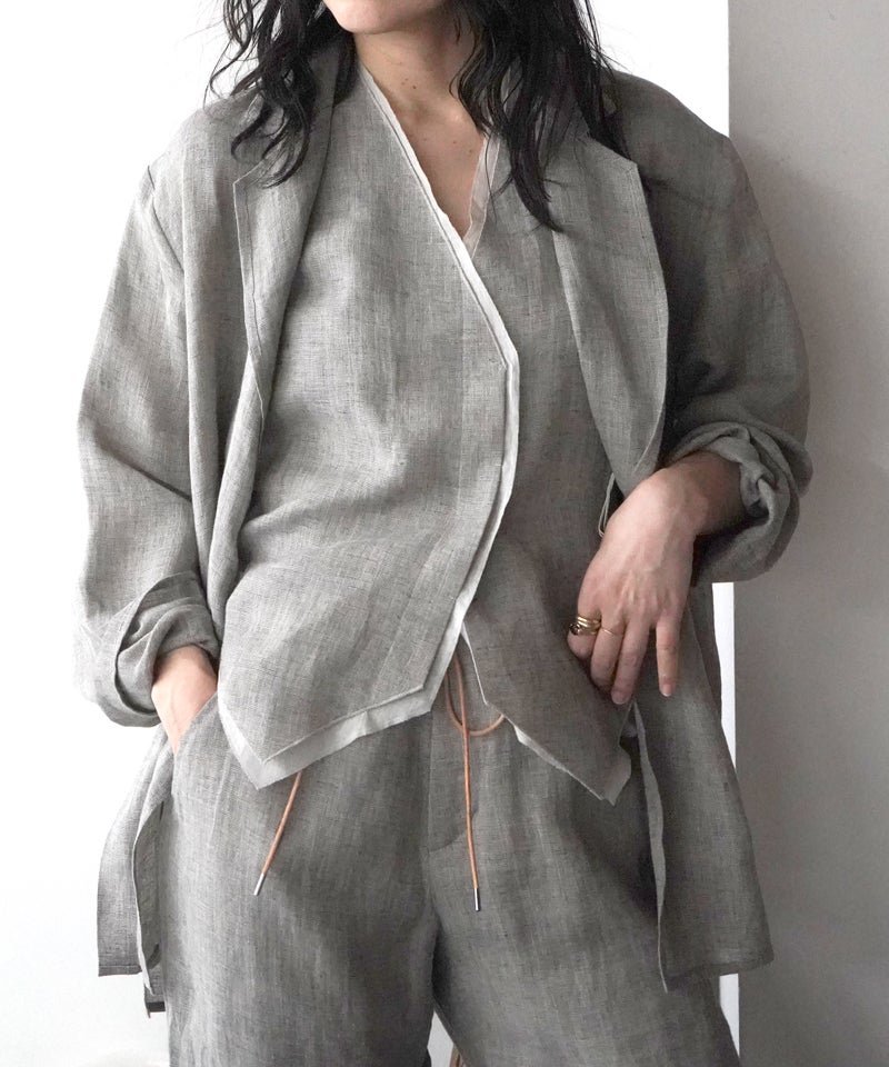 seya.＞NAM OU ZERO JACKET/LINEN MESH | MAKES ONLINE STORE