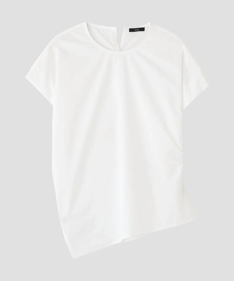 YLÈVE＞FINX COTTON WEATHER ASYMMETRY P/O SH | MAKES ONLINE STORE