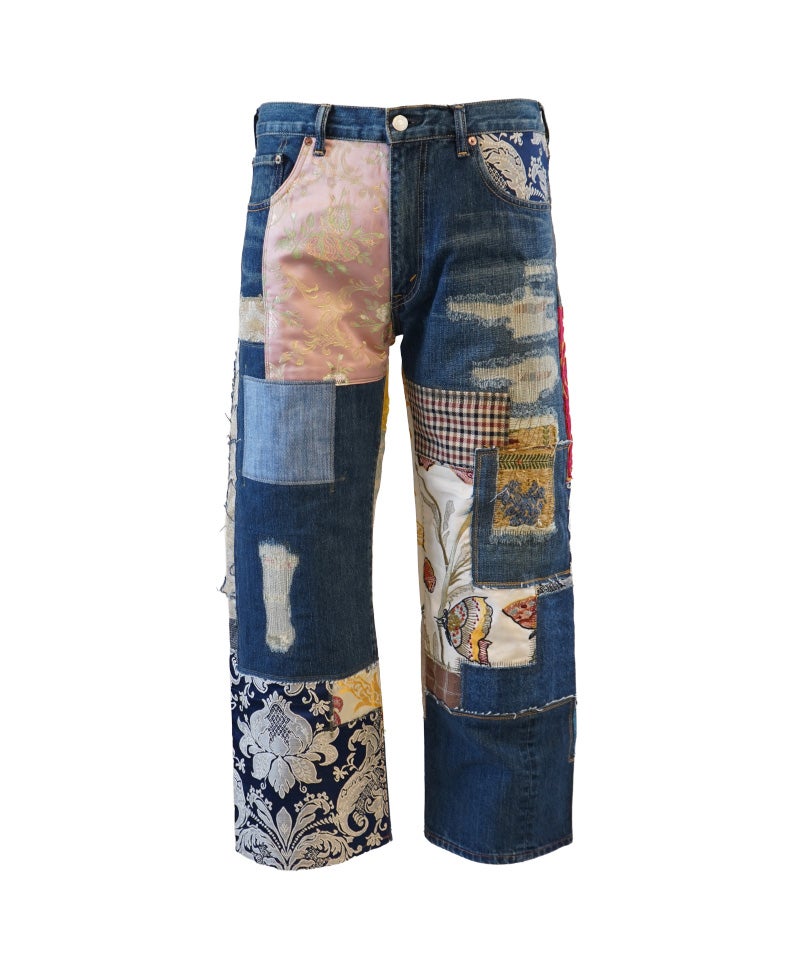 ＜JUNYAWATANABE MAN＞綿デニム製品加工多素材MIX Levi's Wネーム