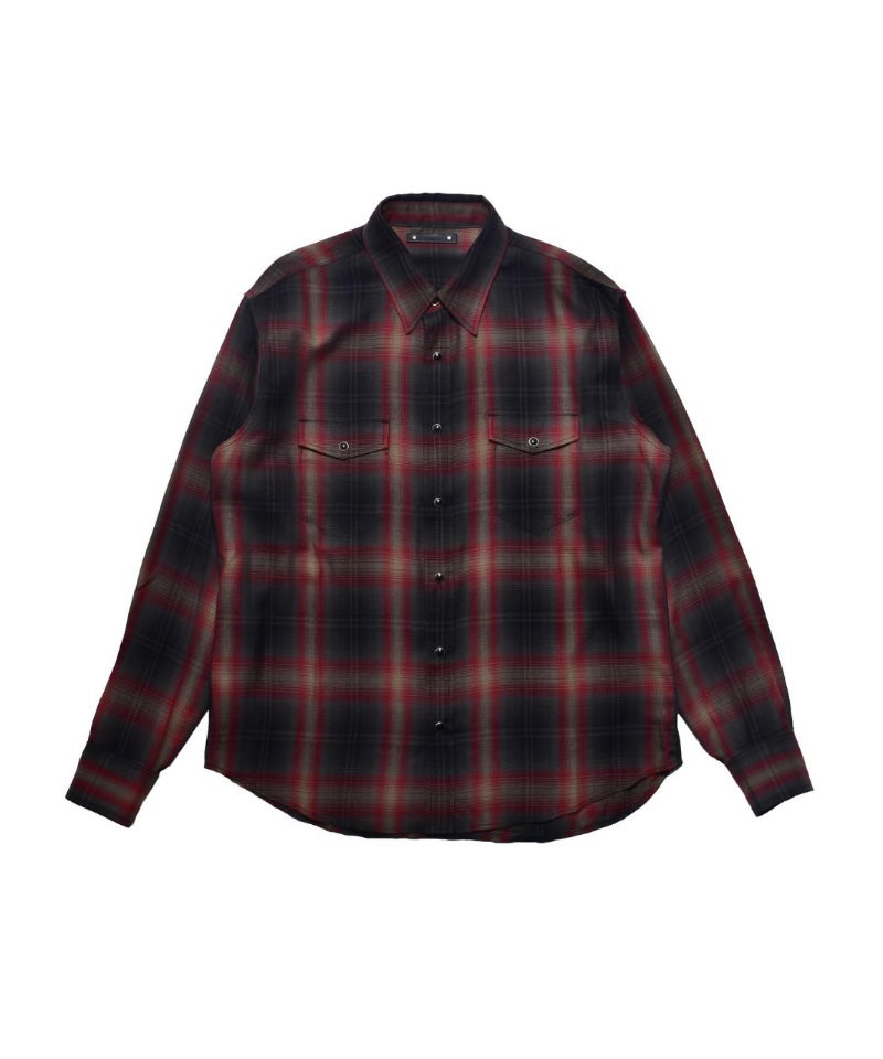 ＜MINEDENIM＞R.Plaid Western SH