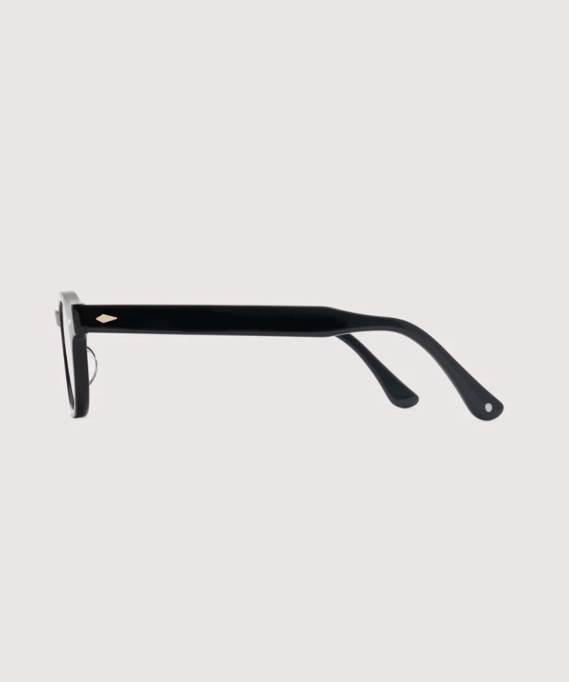 NOCHINO OPTICAL ブラックフレーム眼鏡 NOCHINO OPTICAL＞NOCHINO #44 GLOSS BLACK | MAKES ONLINE STORE
