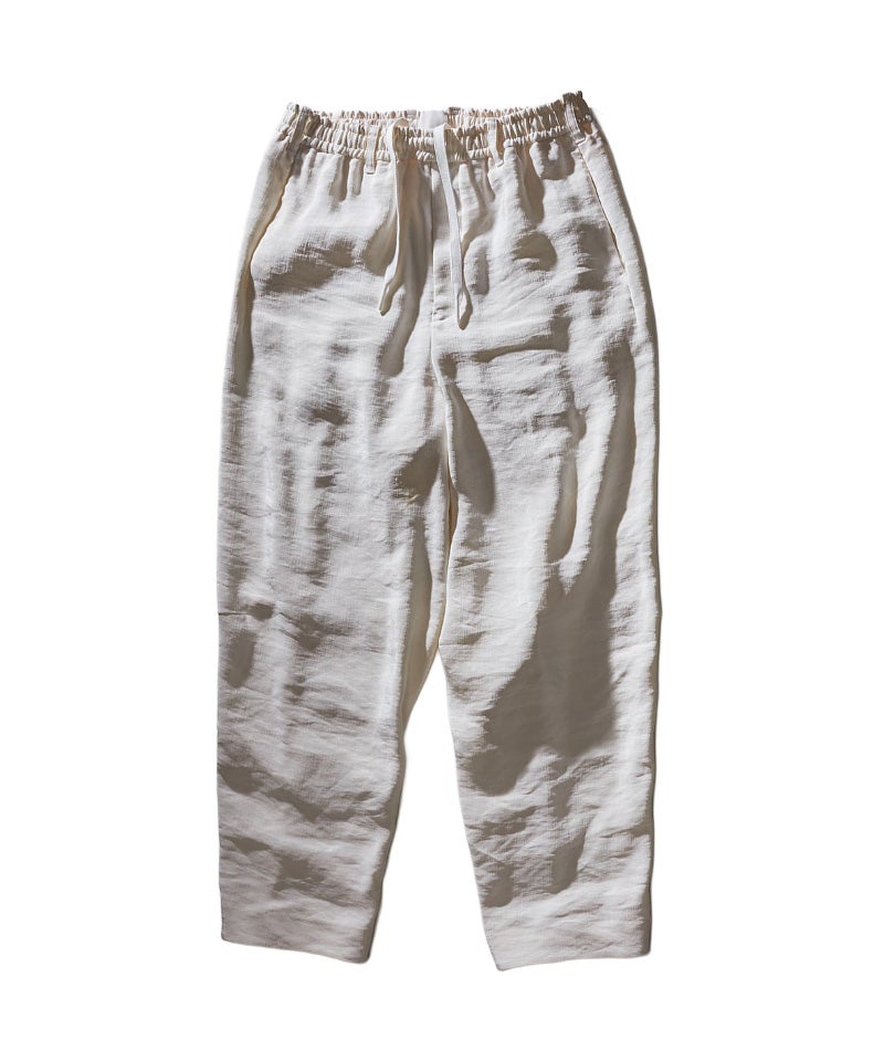 ＜山内＞ビンテージシルクリネン・ワンカットイージーパンツｖ