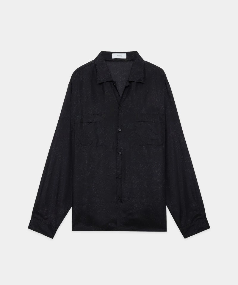 marka【SILK OPEN COLLAR SHIRT】 marka＞SILK OPEN COLLAR L/S SHIRT | MAKES ONLINE STORE
