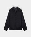 ＜marka＞SILK OPEN COLLAR L/S SHIRT