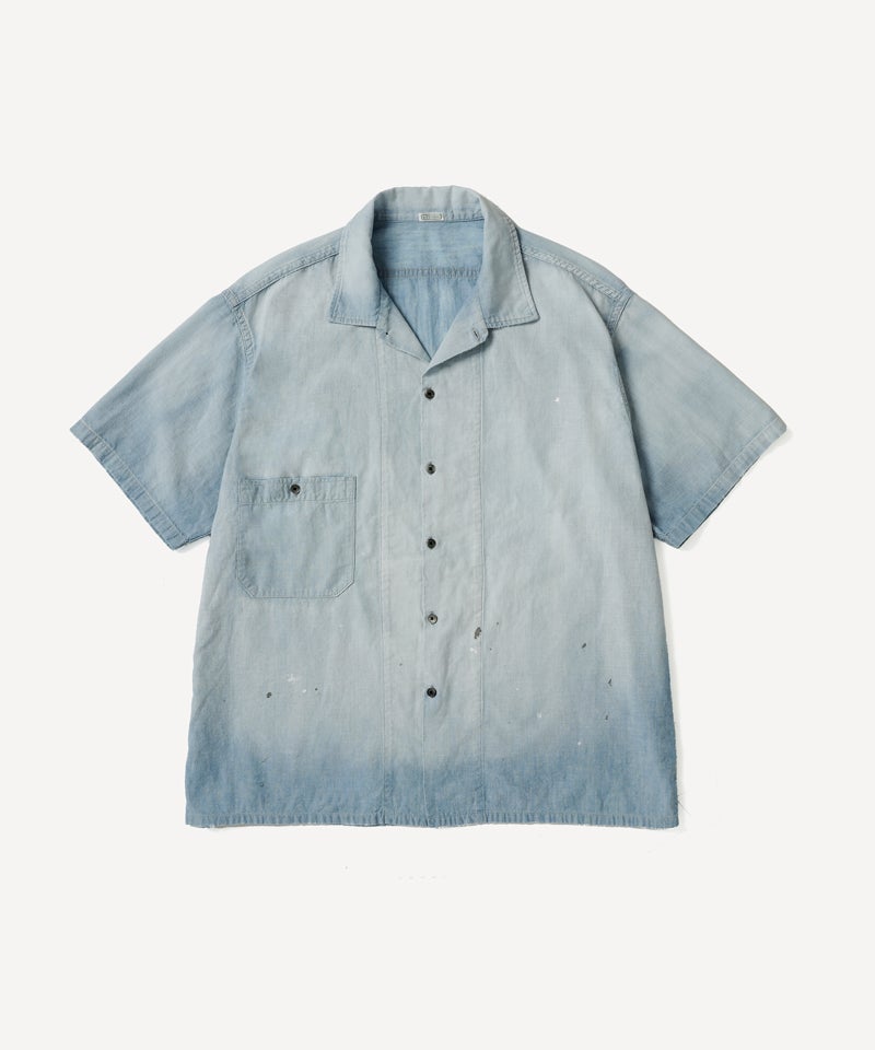 A.PRESSE＞Vintage Chambray S/S Shirt | MAKES ONLINE STORE