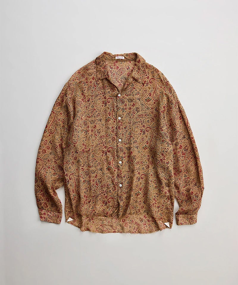 NICENESS＞CASTELINO(シルクシフォンロースロープシャツ) | MAKES