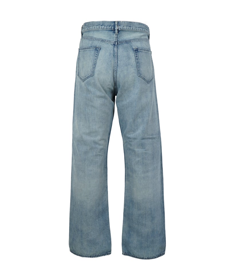 AURALEE＞FADED SELVEDGE LIGHT DENIM PANTS | MAKES ONLINE STORE