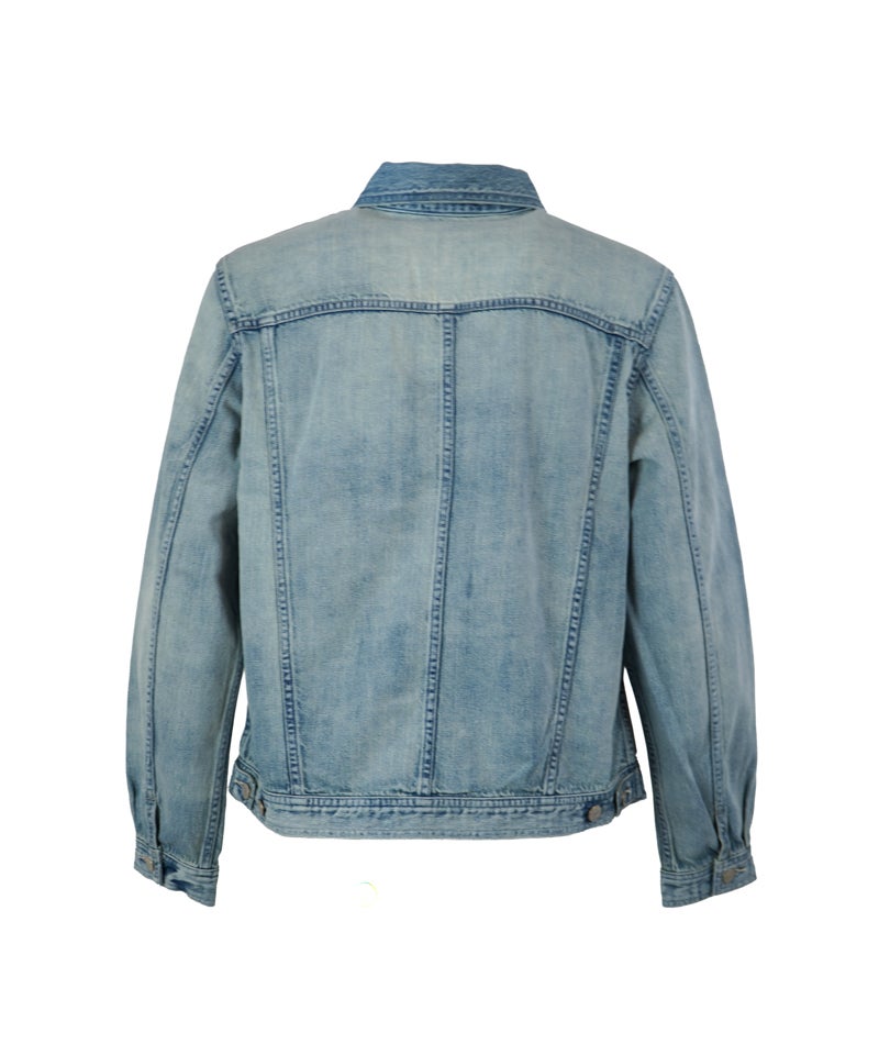 AURALEE＞FADED SELVEDGE LIGHT DENIM BLOUSON | MAKES ONLINE STORE