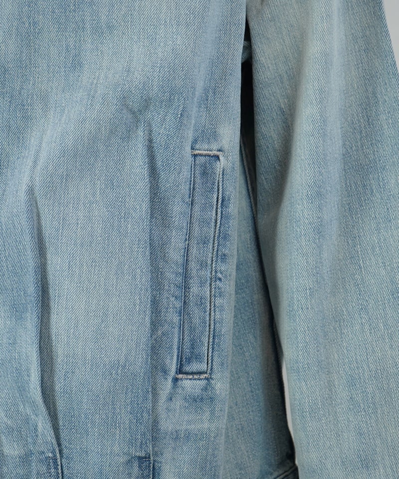 AURALEE>FADED SELVEDGE LIGHT DENIM BLOUSON | MAKES ONLINE STORE AURALEE>FADED SELVEDGE LIGHT DENIM BLOUSON | MAKES ONLINE STORE
