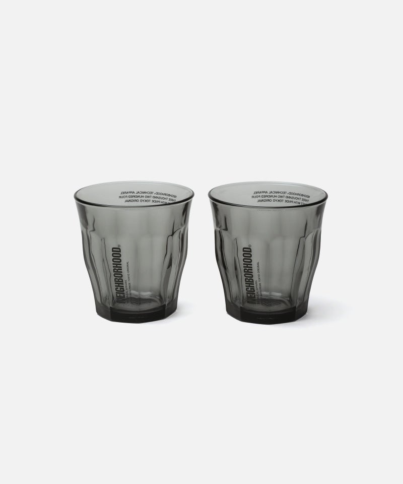 ＜NEIGHBORHOOD＞LOGO DURALEX GLASS-M SET