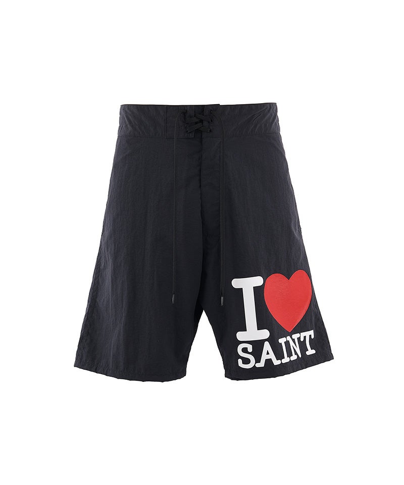 SAINT MICHAEL＞NYLON SHORTS/I LOVE SAINT | MAKES ONLINE STORE