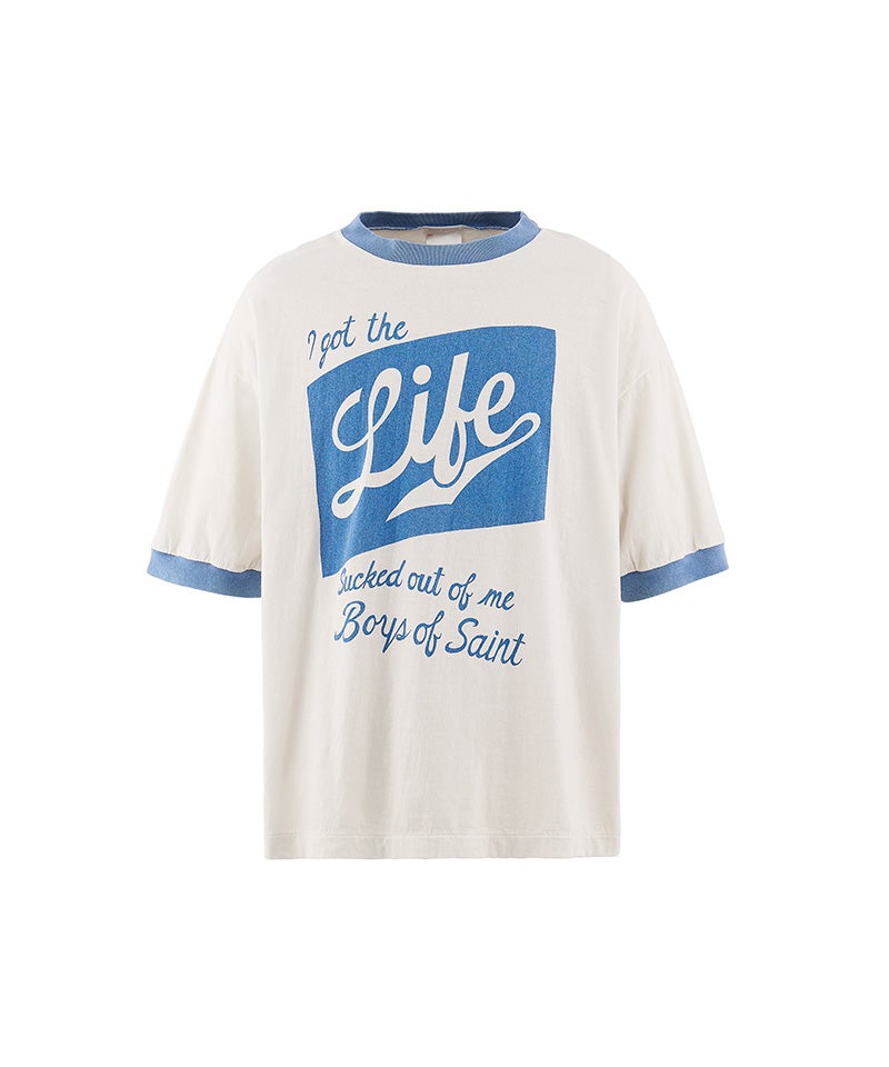 SAINT MICHAEL＞BOS_SS T-SHIRT/RINGER TEE | MAKES ONLINE STORE