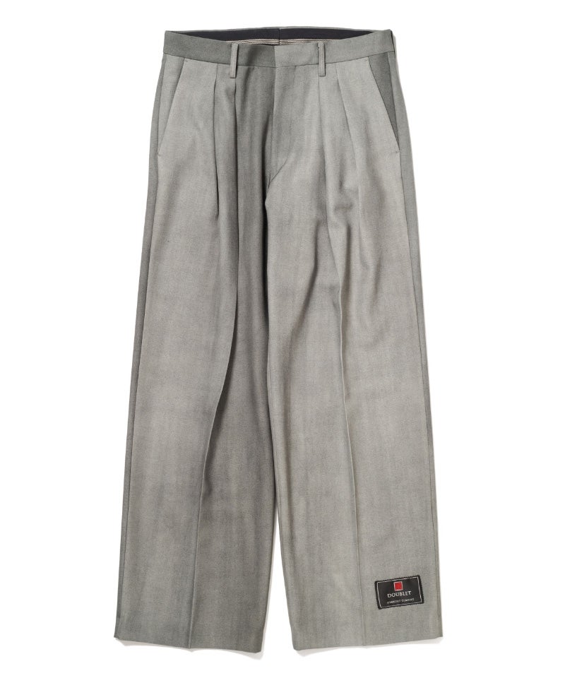 ＜doublet＞FADED SPRAY-DYE WIDE TROUSER