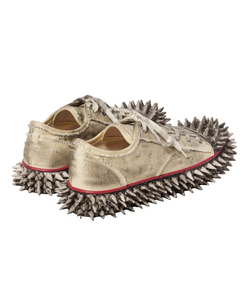 doublet＞DIRTY SPIKE TOE CAP CANVAS SNEAKER | MAKES ONLINE STORE