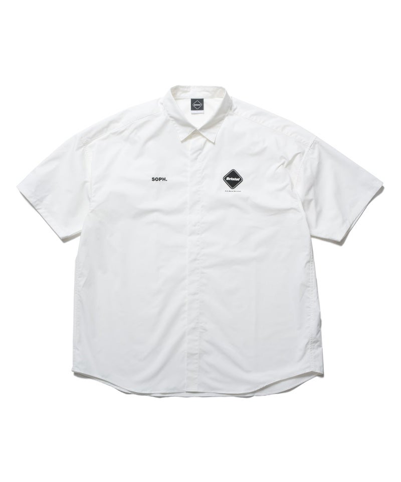 ＜F.C.Real Bristol＞AUTHENTIC FLY FRONT S/S SHIRT