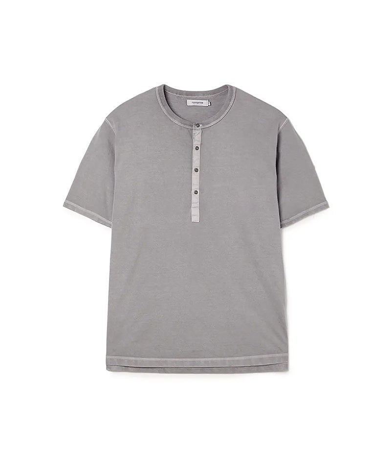nonnative＞DWELLER S/S HENRY NECK TEE COTTON JERSEY PIGMENT DYE