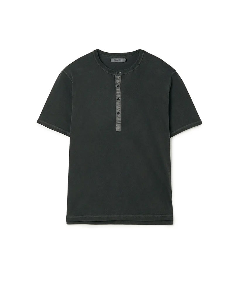 nonnative＞DWELLER S/S HENRY NECK TEE COTTON JERSEY PIGMENT DYE