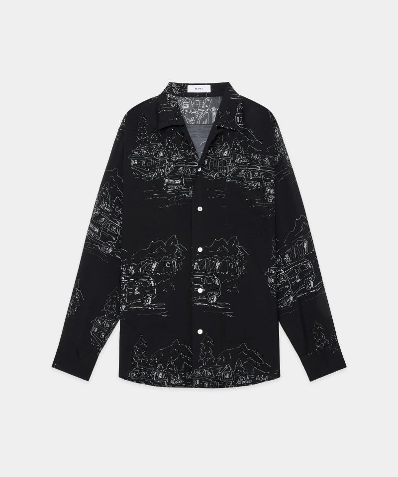marka＞OPEN COLLAR L/S SHIRT | MAKES ONLINE STORE