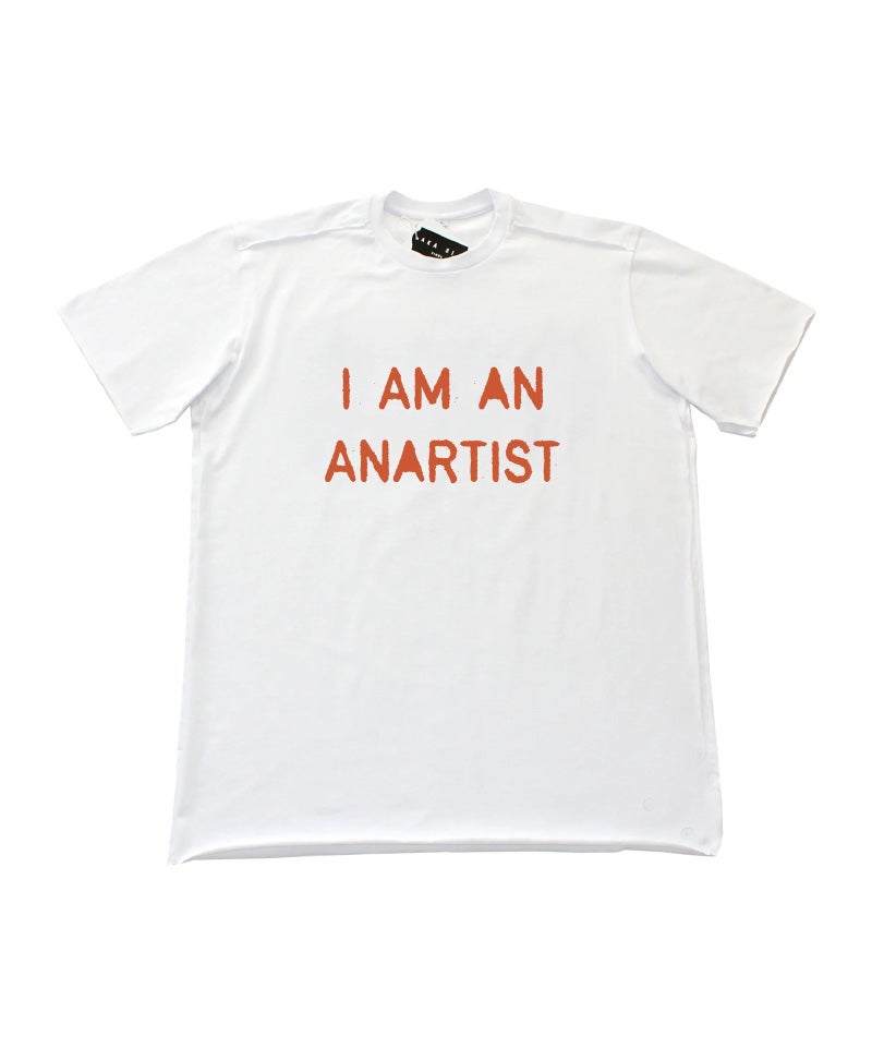 ＜AKA SIX＞T-SHIRT - WHITE/ANARTIST NEW