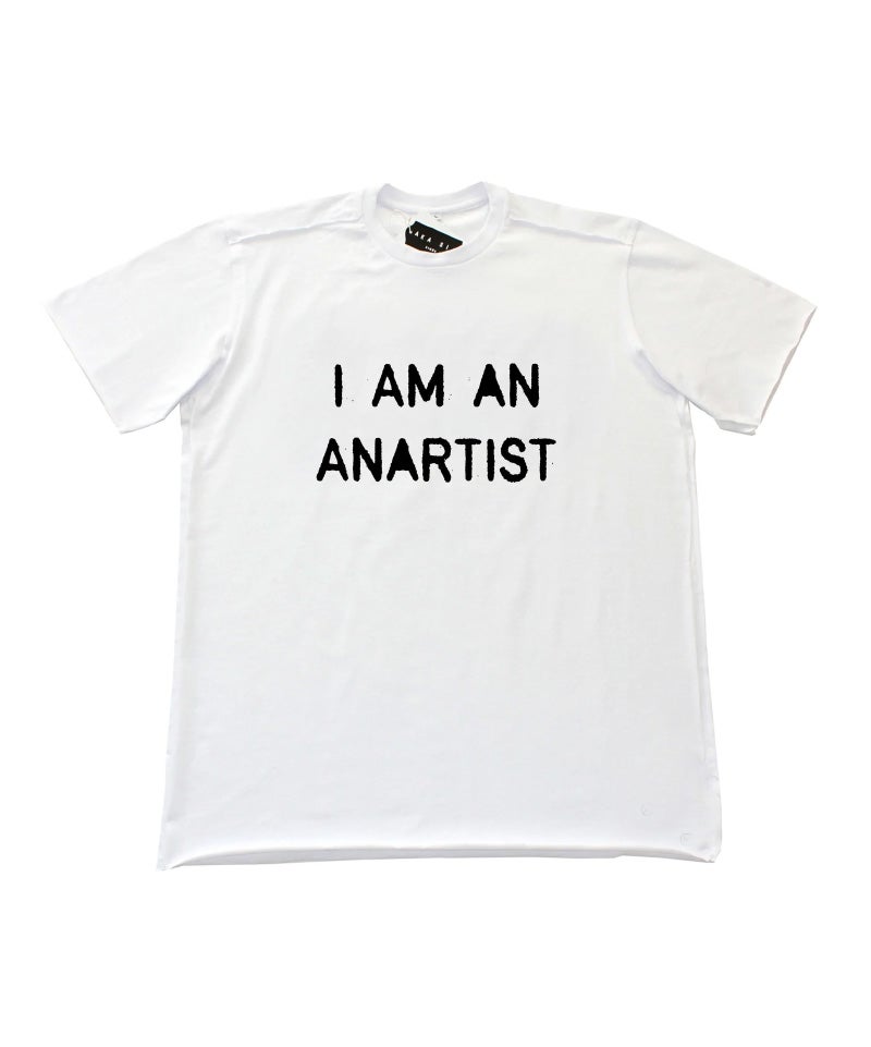 ＜AKA SIX＞T-SHIRT - WHITE/ANARTIST NEW