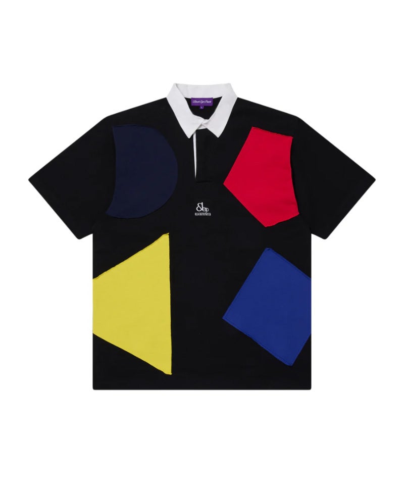 ＜BlackEyePatch＞GEOMETRIC DIAL RUGBY SHIRT