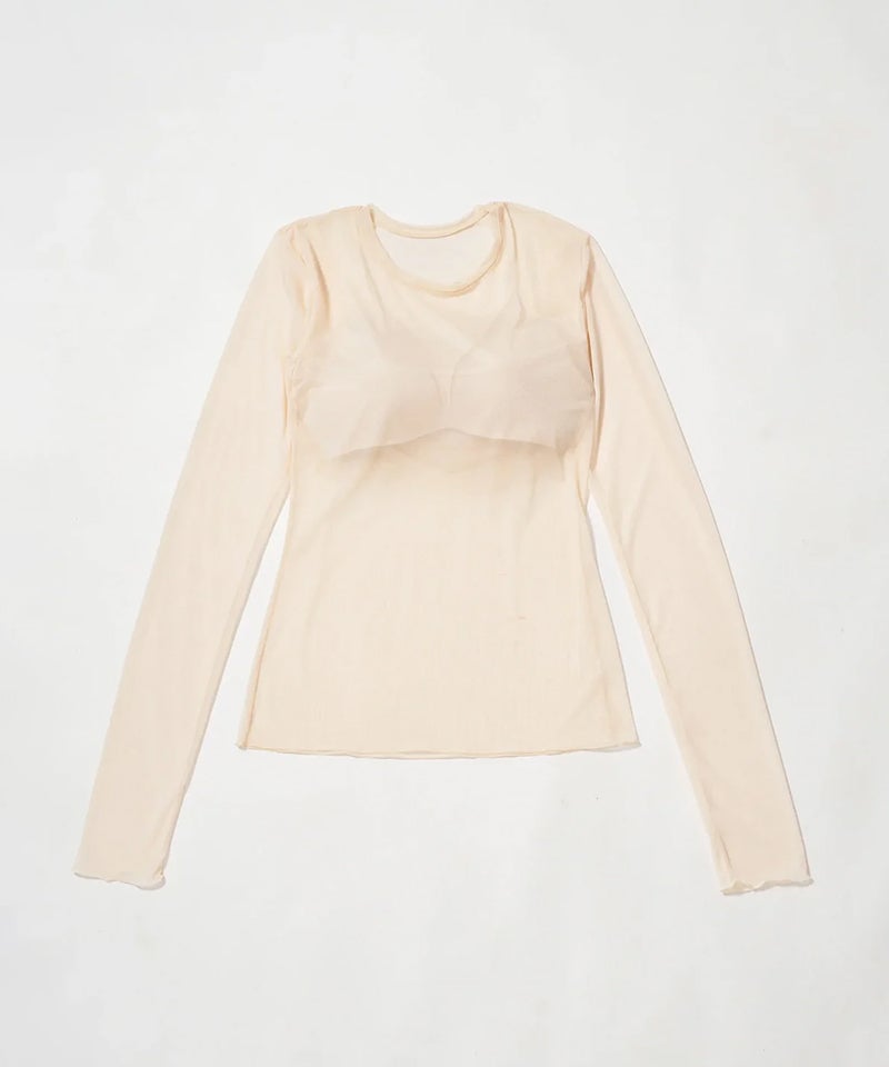 NICENICE MOMENT＞MESH LS SHELL | MAKES ONLINE STORE