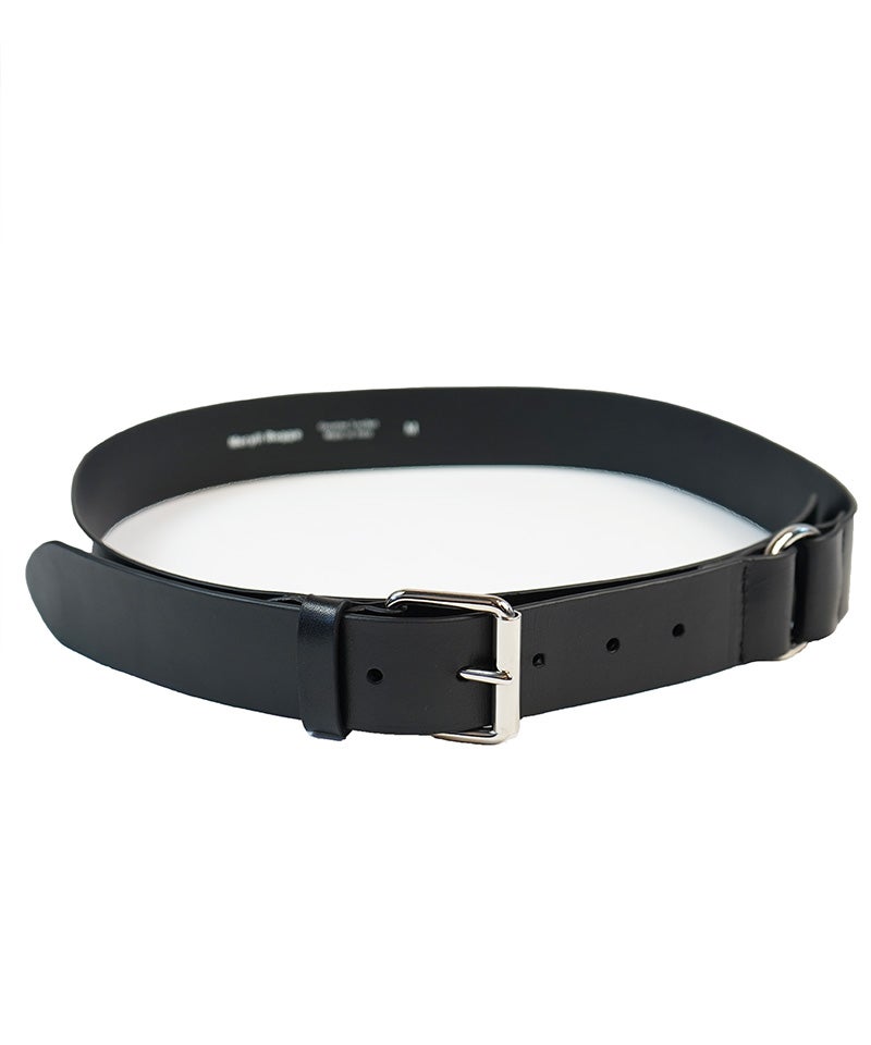 26ss Meryll Rogge ブラックベルト L Meryll Rogge＞DOUBLE-TIP BELT | MAKES ONLINE STORE